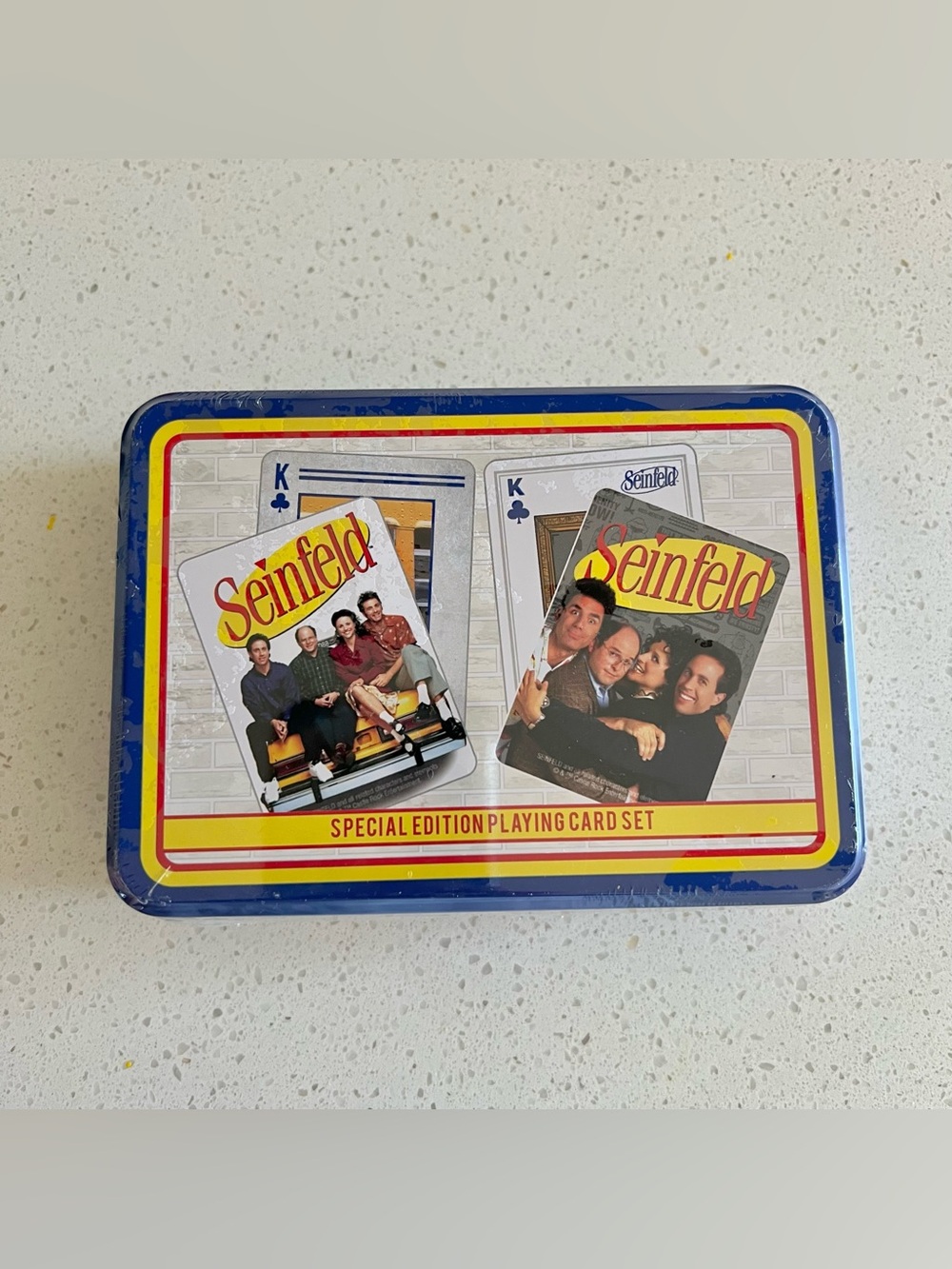 NWT Seinfeld Special Edition Playing Card Set In Storage Tin